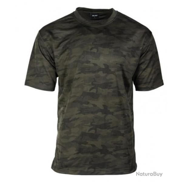 T-Shirt sport camouflage woodland