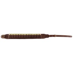 Cartouchière cuir gras 20 tubes pour cartouches cal.20 - Country Sellerie