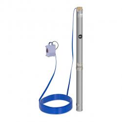 Pompe immergée pompe de puits submersible refoulement - 10 800 L/h - 2 200 Watts - acier inoxydable
