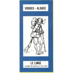 Guerre 1914-1918 - Dépliant Musée du Linge Alsace: Plans - Photos - 6 pages - cmi