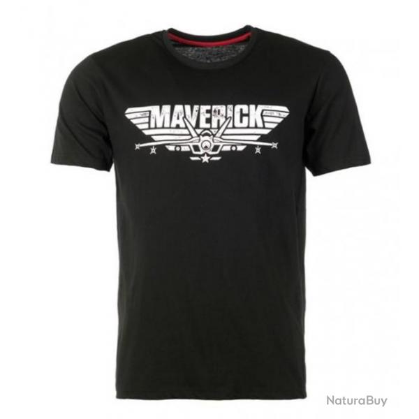 T-shirt Maverick noir