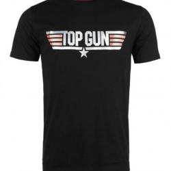 T-Shirt Top Gun noir