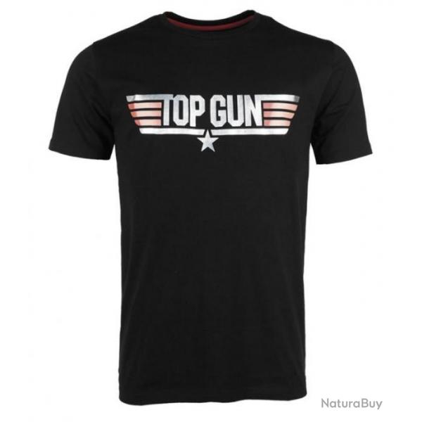T-Shirt Top Gun noir