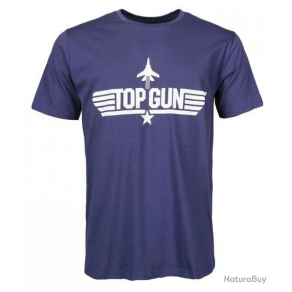 T-Shirt Top Gun bleu
