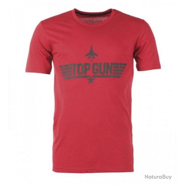 T-Shirt Top Gun rouge