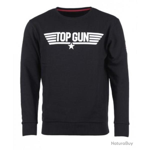 SweatShirt Top Gun noir
