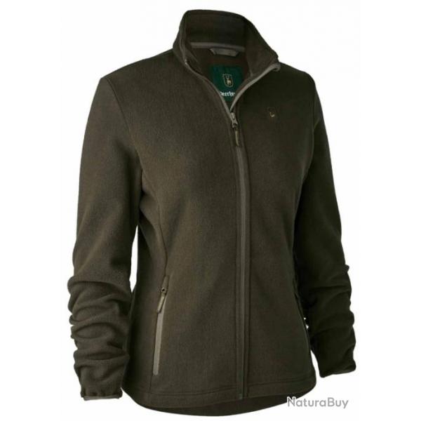 Veste polaire de chasse femme Lady Jacket kaki DEERHUNTER