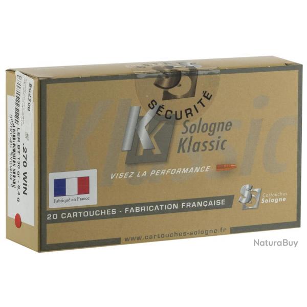 Balles De Chasse Sologne Klassic Calibre 270 Win Nosler Ballistic Tip