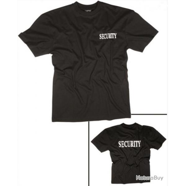 T-Shirt noir SECURITY