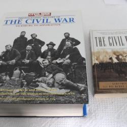Lot 2 livres "The civil war"