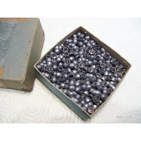 plomb ancien calotte en 5,50 mm air comprim boite de 450 gr