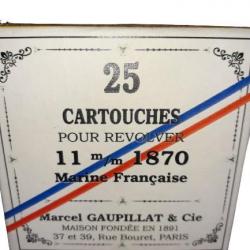 11 mm Mle 1870 ou 11mm Marine Française: Reproduction boite cartouches (vide) GAUPILLAT 8881229