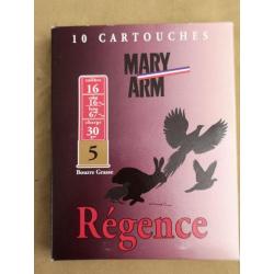 Cartouches Mary Arm Régence cal. 16/67 N°5 DESTOCKAGE!!!