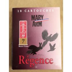 Cartouches Mary Arm Régence cal. 16/67 N°7 DESTOCKAGE!!!
