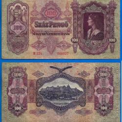 Hongrie 100 Pengo 1930 Kiraly Europe Centrale Billet Forint