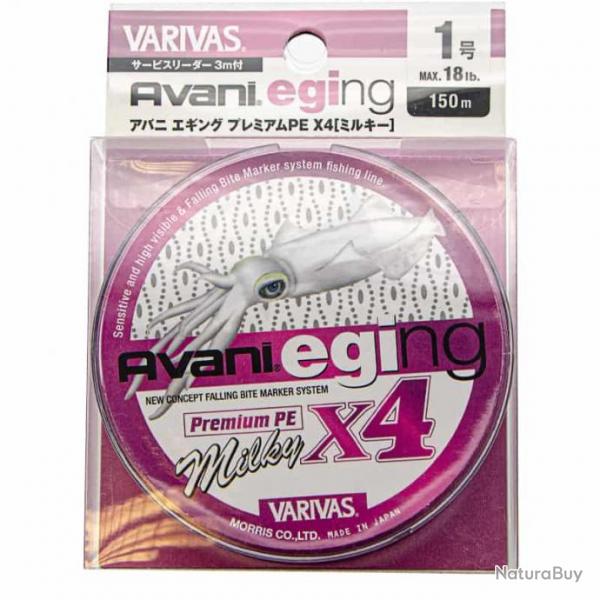 Varivas Avani Eging Premium PE X4 Milky 18lb