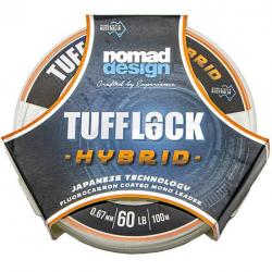 Nomad Tufflock Hybrid Fluorocarbon Coated Mono Leader 60lb