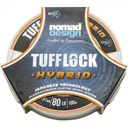 Nomad Tufflock Hybrid Fluorocarbon Coated Mono Leader 80lb