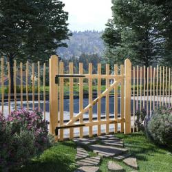 Portillon de clôture simple Bois de noisetier 100 x 100 cm 142591