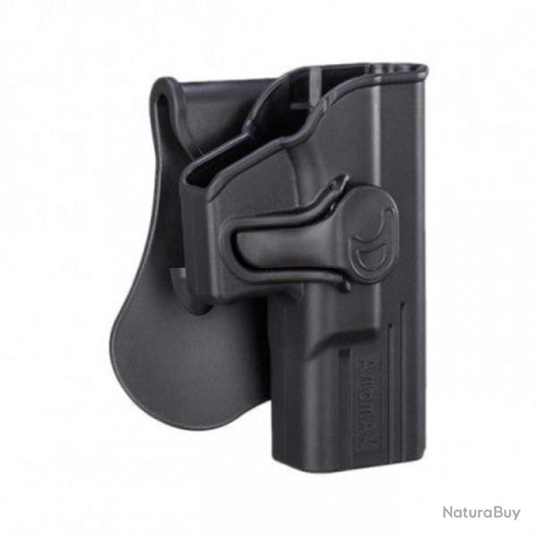 Holster Rigide Amomax G2 - CZ SP01 / Noir / Droitier