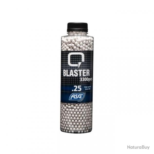 Billes ASG Q Blaster Plastiques - Par 3300 0.20g - 0.25g