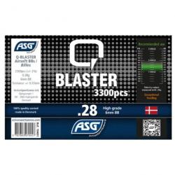 Billes ASG Q Blaster Plastiques - Par 3300 0.20g - 0.28g