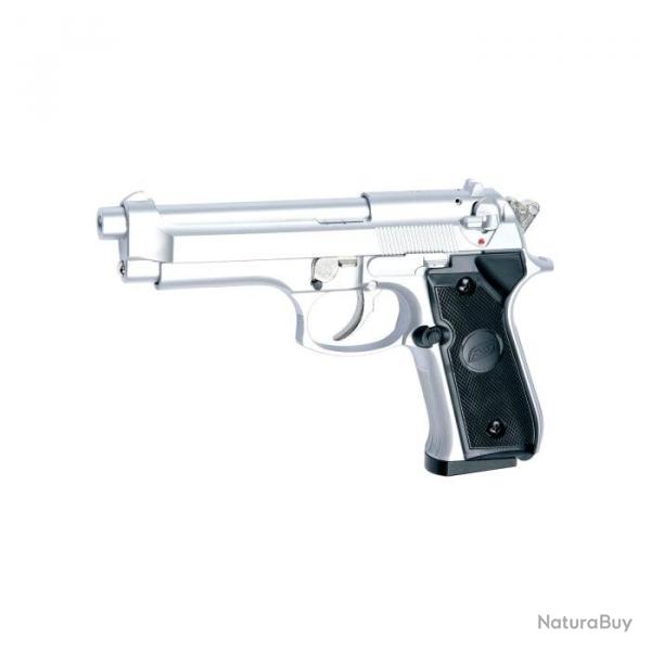 Pistolet ASG M92F Gaz - Cal. 6mm - Argent