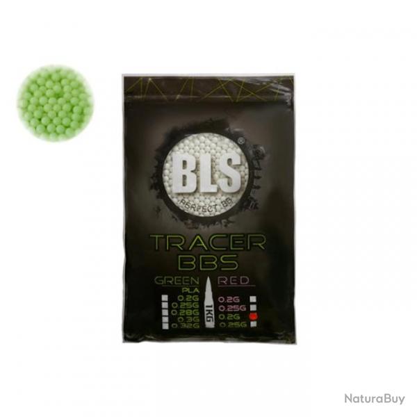 Billes BLS Traantes Plastiques Vertes - en Sachet de 1kg - 0.20g