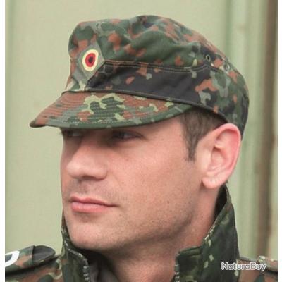 Casquette Militaire Bundeswehr Originale - Olive Avec Cocarde - Neuve Avec étiquettes - Taille 54-64