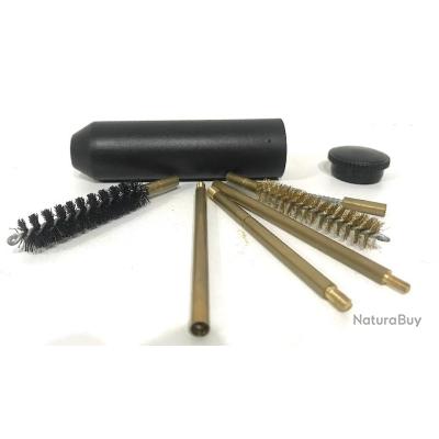 Kit de nettoyage amélioré pour arme Calibre .22cal-.45 Noir