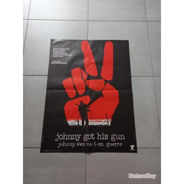 Affiche cinma johnny s'en va-t-en guerre