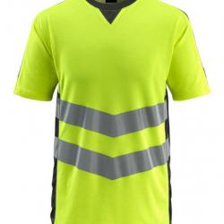T shirt haute visibilité MASCOT SANDWELL 50127 933 Hi vis jaune Noir