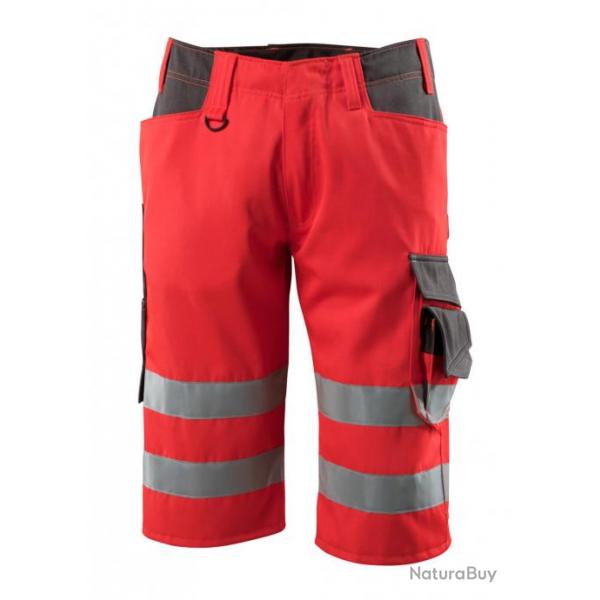 Pantacourt haute visibilit MASCOT LUTON 15549-860 Hi-vis rouge/Anthracite fonc 40 (C46)