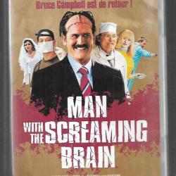 man with rhe screaming brain, comédie horreur fantastique dvd bruce campbell, ted raimi , stacy keac