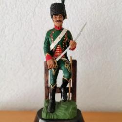 Statuette Napoléonienne Chasseurs à cheval (11) en bois