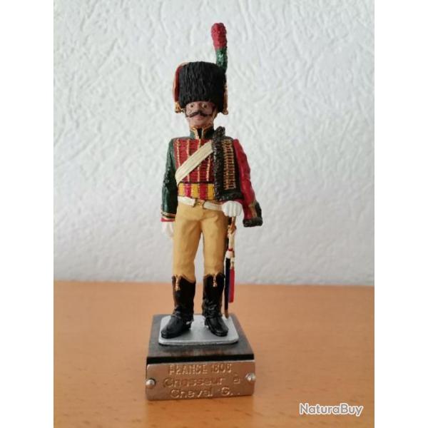 Chasseur  cheval G. France Napolon 1806 figurine plomb