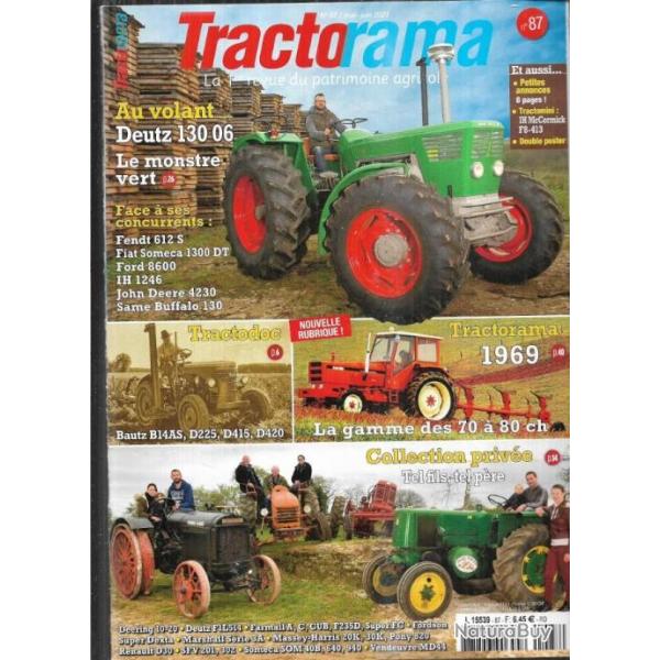 tractorama 87 mai-juin 2021, bautz, deutz, tracteurs 1969, maquettes et modles rduits , renault bd