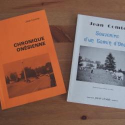 Lot de livres de Jean Comte sur Onex avec dédicace