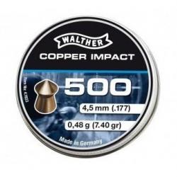 Plombs umarex Copper Impact« Tête POINTUE » Cal 4.5 mm  Boite de 500