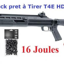 Pack pret a tirer Fusil HDX 68  T4E ( 16 joules)