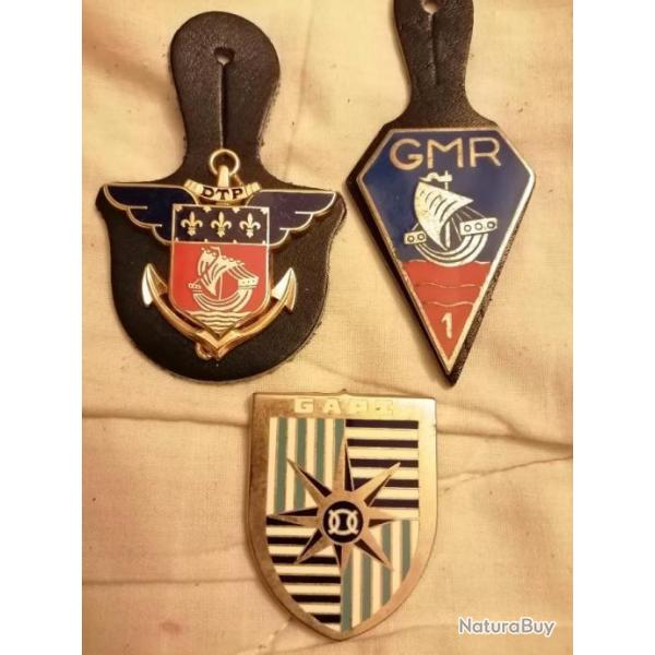 Insignes etat major Paris - DTP - GMR - GAPI
