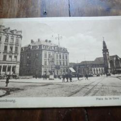 CP  LUXEMBOURG  PLACE DE LA GARE