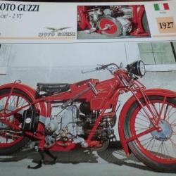 FICHE MOTO GUZZI  500CM3  2VT   1927