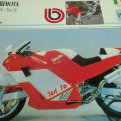 FICHE MOTO BIMOTA 906 TESI 1D  1990