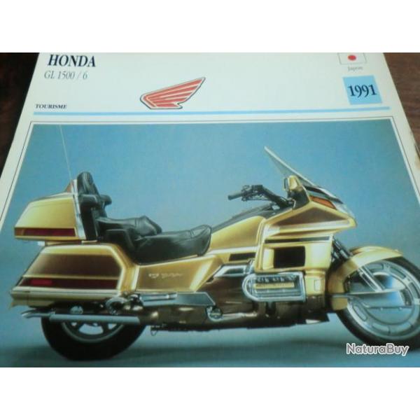 FICHE MOTO  HONDA  GL 1500 / 6