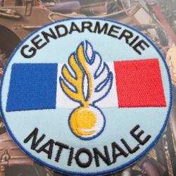Patch Gendarmerie Nationale - 90 mm , à coudre ou à coller au fer à repasser