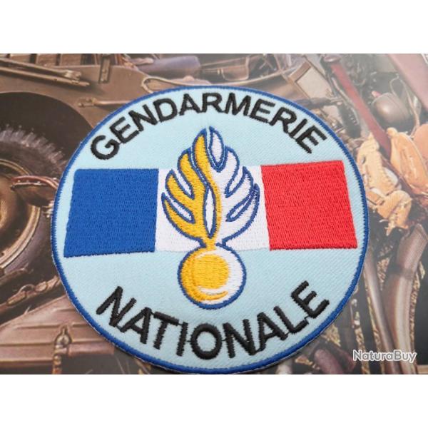 Patch Gendarmerie Nationale - 90 mm ,  coudre ou  coller au fer  repasser