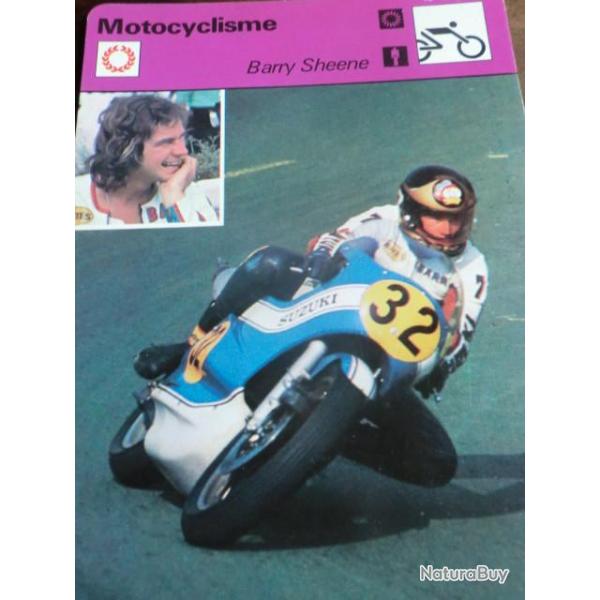 FICHE MOTO  BARRY SHEENE