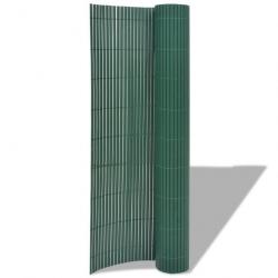 Clôture de jardin Double face PVC 90 x 500 cm Vert