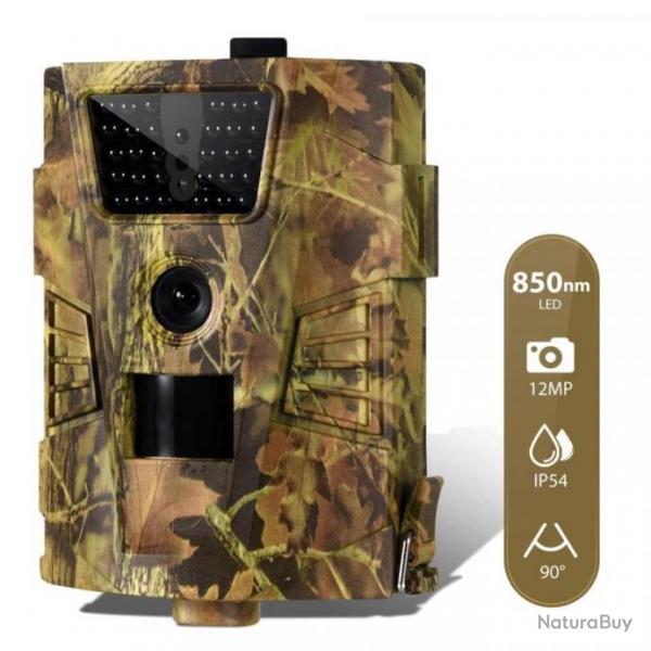 Camra Chasse Suivi Sentiers 12mp 1080P Surveillance de la faune Vision Nocturne Reconnaissance